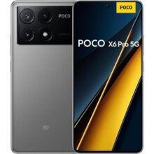 Smartphone Xiaomi POCO X6 Pro 5G 12GB+512GB NFC Dimensity 8300-Ultra 64MP Câmera Tripla 67W 120Hz AMOLED (Cinza)