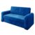 Sofá Cama Versátil 2 Lugares Veludo Selmer