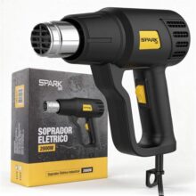 Soprador Térmico 2000W 600°C 2 Estágios Profissional SparkBr 110V Uso Residencial e Industrial Controle de Temperatura