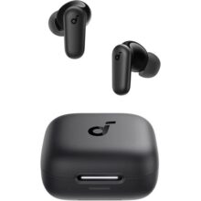 soundcore P30i da Anker, Fone de Ouvido Bluetooth 5.4 com Cancelamento de Ruído Adaptativo, Graves Poderosos, 45H de Reprodução, Estojo 2-em-1 com Suporte para Celular, IP54, Fone sem fio TWS, Preto