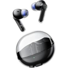 SoundPEATS Clear Fones de Ouvido com Cancelamento de Ruído Ativo Sem fio Bluetooth 5.3, 40 Horas de Reprodução, Drivers de 12 mm e Microfone Duplo com ENC, Modo de Jogo e Controle de Aplicativos