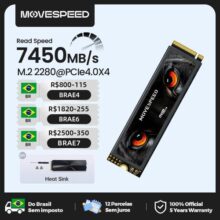 SSD 1TB MOVESPEED 7450MBS PCI 4.0 GEN 4
