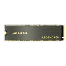 SSD ADATA M.2 2280 1TB NVME PCIe gen 4×4 Leitura: 3.500MB/s e Gravação: 2.800MB/s Preto – ALEG-800-1000GCS