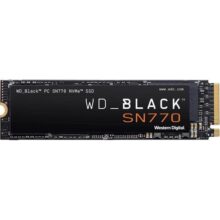 SSD WD Black SN770 1TB NVMe M.2 2280 (Leitura até 5150MB/s e Gravação até 4900MB/s)