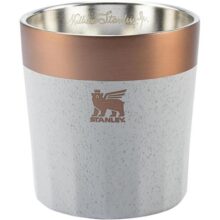 Stanley – Copo prismático isolado para cocktails, antiderrapante, para bebidas quentes ou frias, 201 ml, Ash Bronze