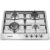 Suggar Cooktop A Gás 4 Bocas Mesa Em Aço Inox Tripla Chama Lateral Bivolt Fg4134ix