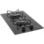 Suggar Cooktop A Gás Vidro Preto 2 Queimadores Esmaltados Diferentes Tamanhos Fg2002avp