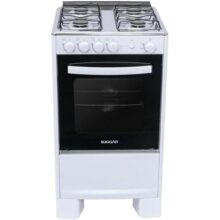 Suggar Fogão Cook Start Branco Mesa Inox 4 Bocas 2 Queimadores Família Acendimento Automático Fgics420br