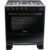 Suggar Fogão Cook Start Preto Mesa Inox 5 Bocas 2 Queimadores Família Acendimento Automático Fgics520pt