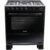 Suggar Fogão Cook Start Preto Mesa Inox 5 Bocas 2 Queimadores Família Acendimento Automático Fgics520pt