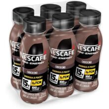 Suplemento Alimentar UHT Nescafé Pro-Energy Chococino 15g proteína 270ml – Pack com 6 unidades