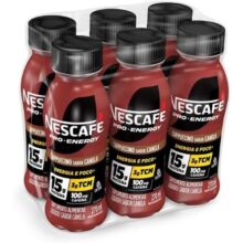 Suplemento UHT Nescafé Pro-Energy Capuccino Canela Pack com 6 unidades