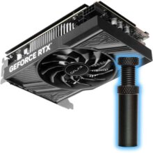 Suporte Apoio Nivelador Placa De Vídeo Gpu Vga Com Altura Ajustável Regulagem por rosca Anti-empenamento