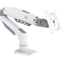 Suporte Articulado de Mesa com Pistão a Gás para Monitores de 17′ a 35′ Branco – F80W ELG