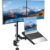 Suporte Articulado para Monitor Duplo e Notebook, Suporte articulado monitor, Design Ergonômico e Ajustável, Braço articulado monitor, Compatível com Telas de até 32″ e Notebooks de 17″