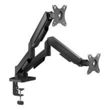 Suporte Ergo Flexy Para Dois Monitores Articulado Bsmts02-1b Cor Preto