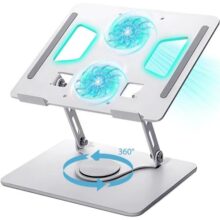 Suporte para Notebook e Tablet de Mesa Rotação, Suporte Notebook, Apoio para Notebook, Suporte de Notebook, Base para Notebook, Base para Notebook, Apoio Notebook, Suportes para Notebook