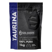 Taurina 1kg 100% Pura Em Pó Soldiers Nutrition Sabor Natural