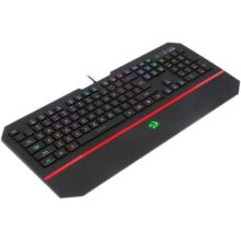 Teclado Gamer Membrana Redragon Karura 2 RGB ABNT2 Preto – K502RGB, UNICO