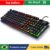 Teclado Gamer Semi-mecânico RGB LED retroiluminado Computador Pc