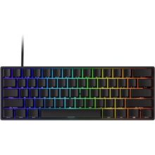 Teclado Mecânico Gamer Magnético Akko x Monsgeek Fun60 Pro SP Black & Pink Gradient 8k Switch Akko Glare Linear AKKO01