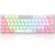 Teclado Mecânico Gamer Redragon Anivia Branco com Rosa RGB com Switch Azul ABNT-2