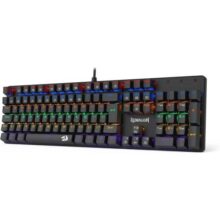 Teclado Mecânico Gamer Redragon Valheim Rainbow, Switch Brown, ABNT2, Preto – K608-R (PT-BROWN)
