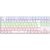 Teclado Mecânico Gamer T-Dagger Bora Iluminação Rainbow T-TGK313W-BR