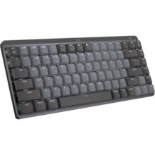 Teclado Mecânico sem fio Logitech MX Mechanical Mini com Teclas Retroiluminadas Tactile Quiet Conexão USB