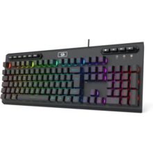 Teclado Membrana Gamer Redragon Aditya Preto