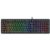 Teclado Membrana Gamer Redragon Netherbane Preto RGB K521-RGB