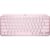 Teclado sem fio Logitech MX Keys Mini com Iluminação Inteligente, Conexão USB ou Bluetooth Easy-Switch para até 3 dispositivos e Bateria Recarregável – Rosa