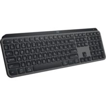 Teclado sem fio Logitech MX Keys S com Clique Silencioso, Teclas Programáveis, Iluminação Inteligente, Conexão Bluetooth ou Receptor USB Logi Bolt e Bateria Recarregável – Grafite