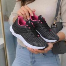 Tênis Esportivo Feminino Amortecedor Gel Academia Caminhada