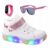 Tênis Feminino Infantil De Led Borboleta + Óculos E Relógio