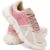 Tênis Feminino Para Caminhada e Academia Conforto Leve, Tamanhos 34 ao 39 (Rosa)