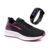 Tênis Feminino Polo Para Caminhada Academia Com Relogio