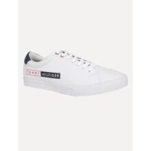 Tênis Tommy Hilfiger Couro Hockney 12y Branco Masculino