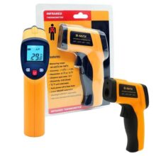 Termômetro Digital Infravermelho Culinário com Laser -50ºC a 400ºC – Alta Precisão, Sem Contato, Para Assados, Frituras e Alimentos