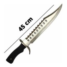 The Butcher Facão Esportivo Militar Rambo 45cm Caça Aço Inox Resistente