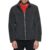 Tommy Hilfiger Jaqueta masculina clássica de lã polar com zíper frontal Carvão GG