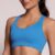 Top Nadador Fitness Feminino Canelado Sem Costura Selene