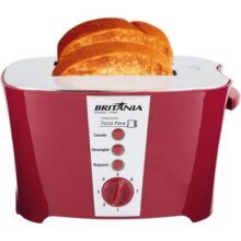 Torradeira, Tosta pane, Vermelho, 220V, Britânia