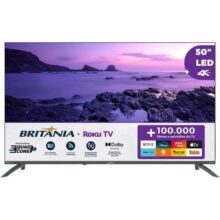 TV Smart TV 50” Britânia Roku TV LED Dolby Audio BTV50VA4REGB