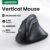 Ugreen mouse vertical sem fio bluetooth ergonômico 4000dpi 6 botões