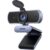 UGREEN Webcam 2K para PC Ultra HD com Microfone, Câmera para PC com Capa de Privacidade, Webcam USB para Streaming, Conferência, Videochamada, Zoom, Skype, Teams, FaceTime, Cinza