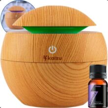 Umidificador de Ar Kaizu Ultrassônico Portátil Bivolt 130mL Silencioso