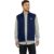Vantage Apparel Colete masculino acolchoado com zíper