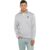 Vantage Apparel Pulôver masculino padrão universitário micro malha desempenho cinza 14 zíper