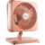 Venti-Delta Turbi Max Ventilador Oscilante 2 em 1 Mesa ou Parede 3 Velocidades 40cm Inverse Grid 220v Rosa Nude